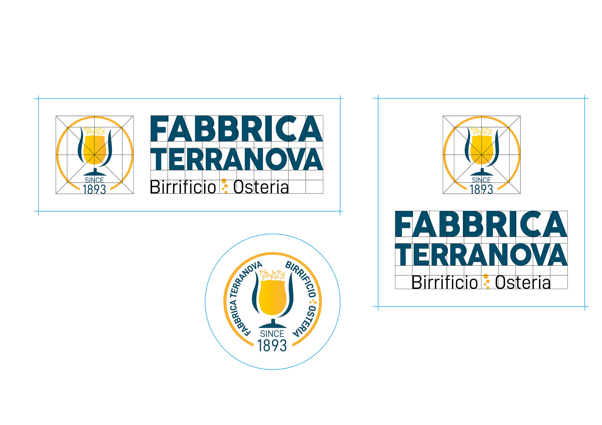 Studio del logo Fabbrica Terranova - Birrificio osteria